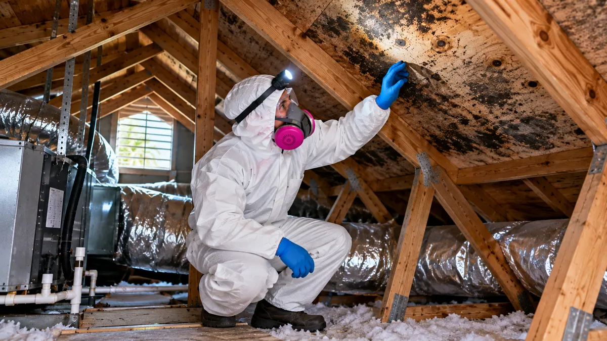 Attic Mold Removal in Boynton Beach